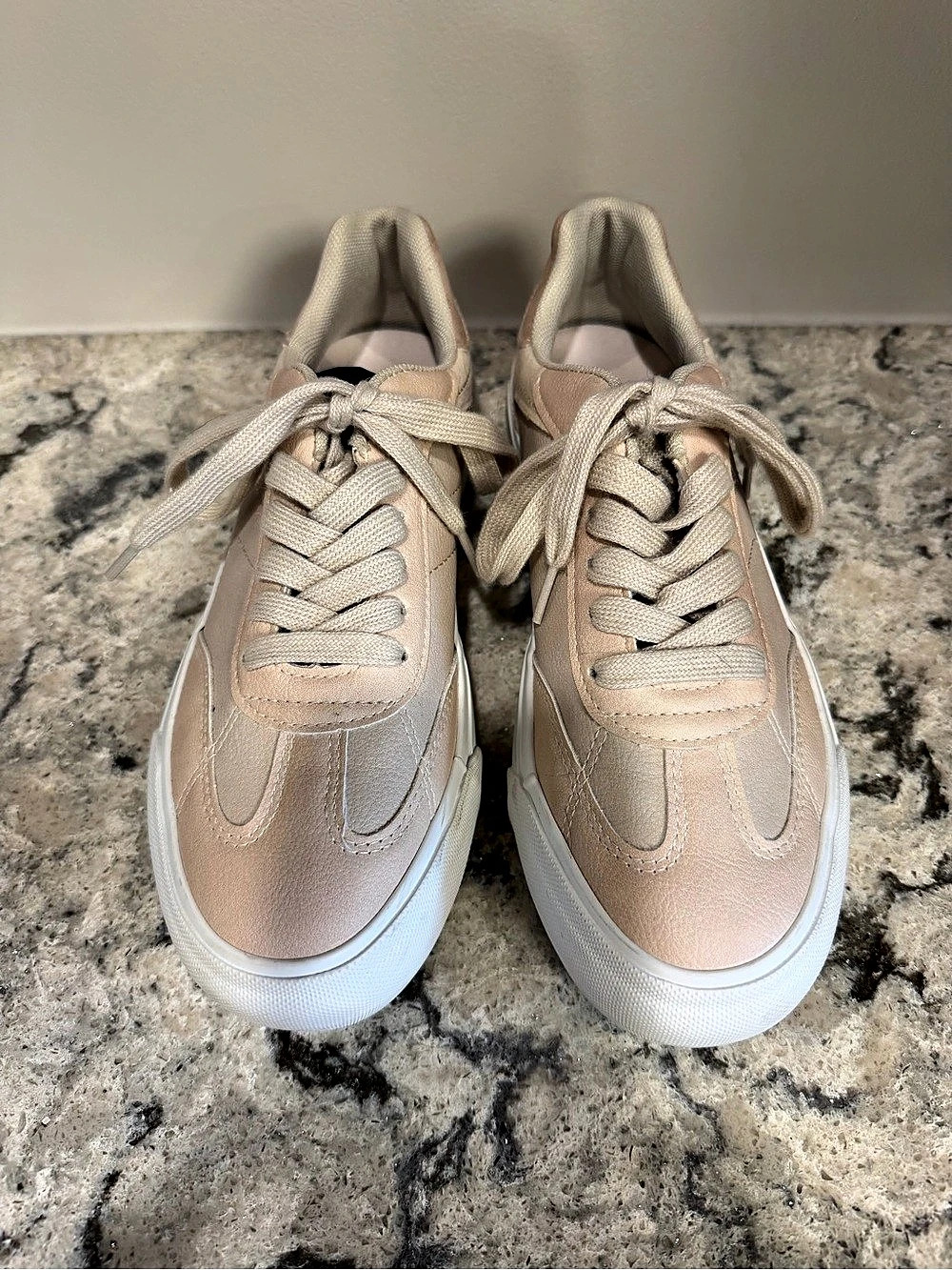 Blowfish Malibu Platform Sneakers in Tan. Size 7.5